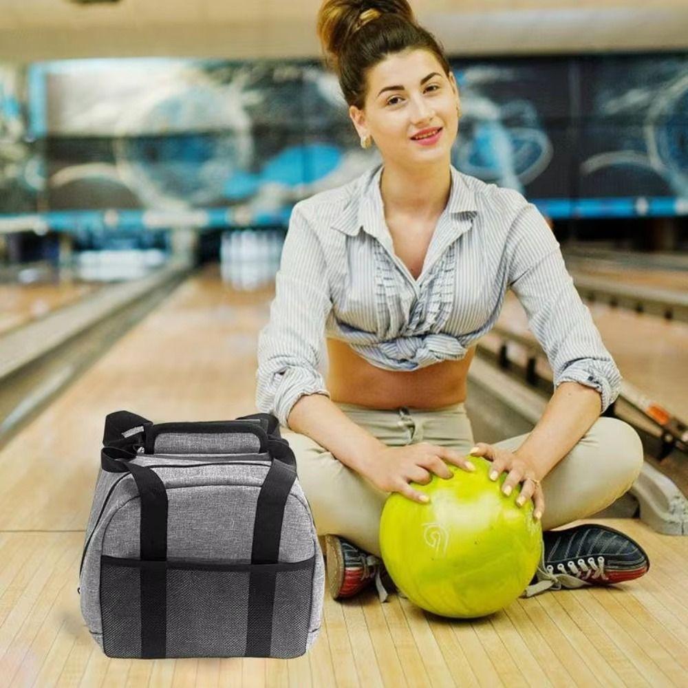 Saklama Çantası Bowling Topu Çantası Darbeye Dayanıklı Bowling Kabı Kılıfı Tek Bowling Çantası Bowling Malzemeleri