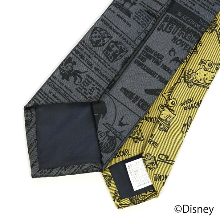 Disney Necktie (The Nightmare Before Christmas Killer Duck Print) DNDW0941P Gray