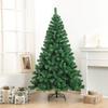 1pc Christmas Tree Large Christmas Ornaments High Quality Artificial Xmas Tree Indoor Outdoor Green With Metal Stand PVC