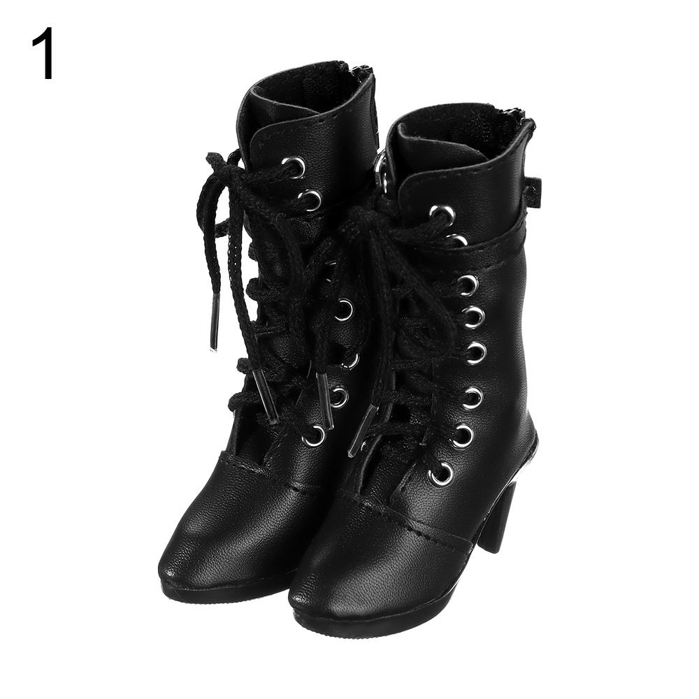Fashion PU Doll Boots High Heel Princess Shoes For Bjd 1/3 Doll Shoes Accessories 60cm Doll Clothes Wearing Play House Kids Toys