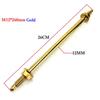 Universal M10/12x220-360mm Motorcycle Electric Car Front Wheel Axle Shock Axis For Honda Yamaha Cygnus-X BWS RSZ Niu Dirt Bike