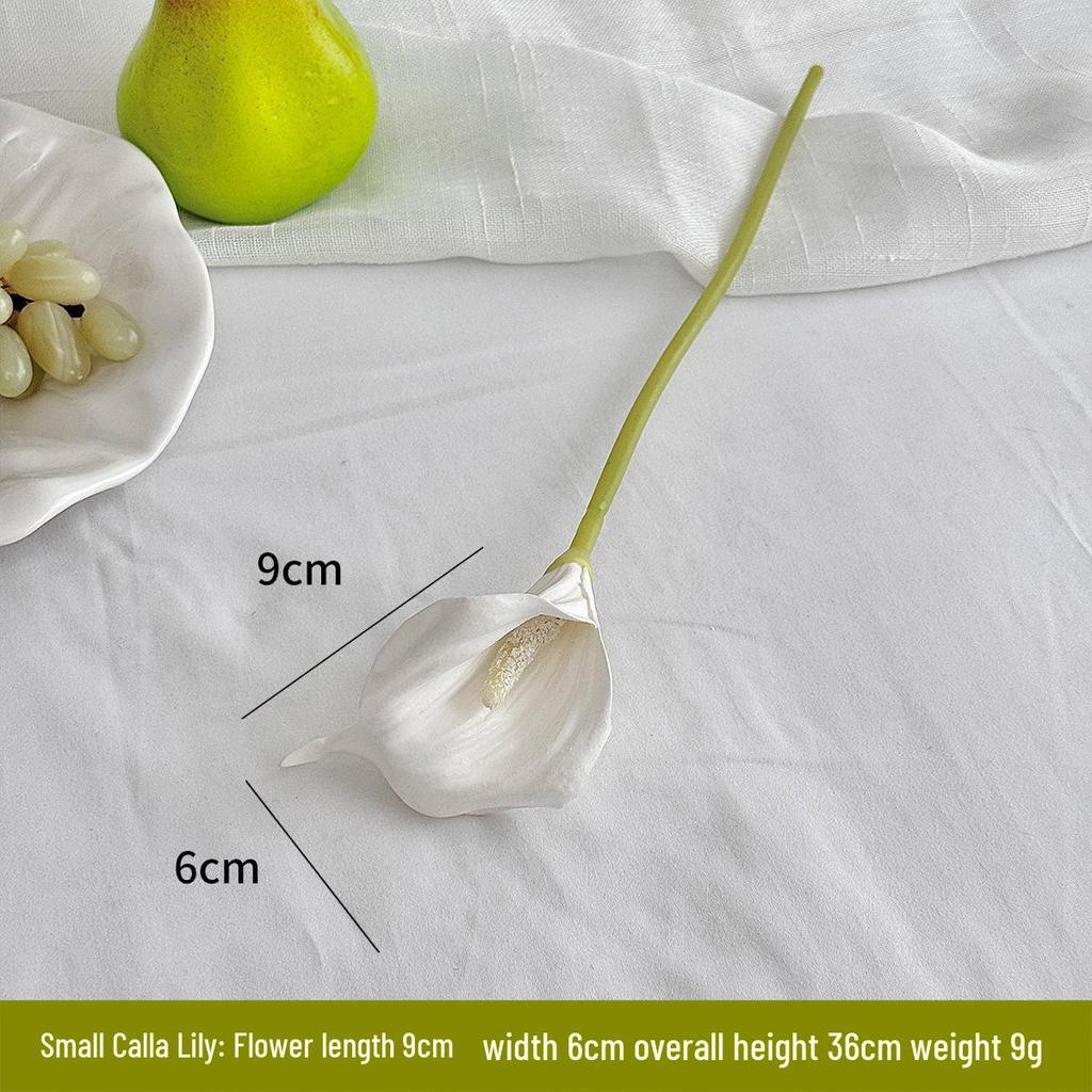 Elegant Long Stem Calla Lily Artificial Flower for Home and Wedding Decor
