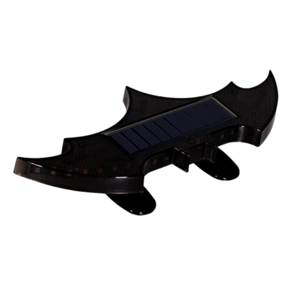 Safety Solar Car Tail Light Bat-shaped Vehicle Signal Lights Car Atmosphere Light Universal чёрный