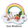 Water Inflatable Rainbow Ice Bucket Coconut Tree Parasol Ice Bar Coaster Tray Inflatables Pool Toys Swimming Pool Inflatable