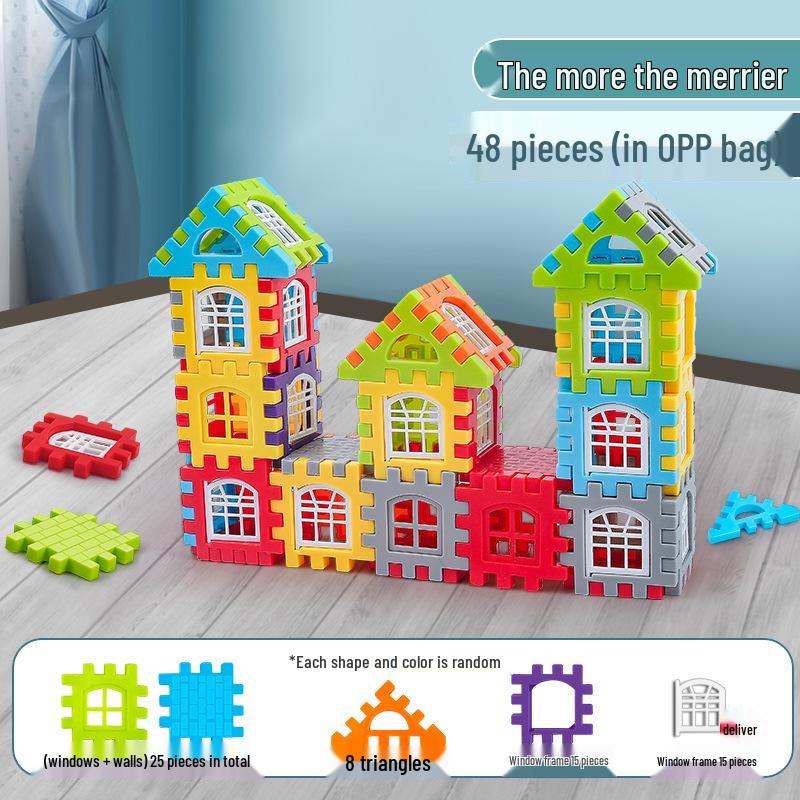 PlayHouse Blocks: Large 3-Year+ Building Set for Boys & Girls