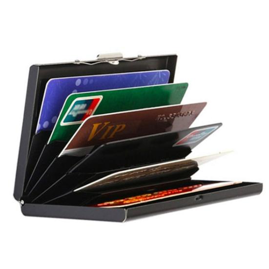 Credit Card Holder Smooth Surface Protective Lightweight RFID Blocking Credit Card Holder for Business Card