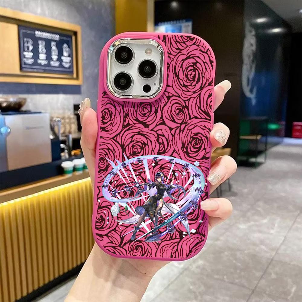 Phone Case: 2D Flat Design Suitable for iPhone 18 17 16 15 14 13 Pro Protective Case, Couple Style, Petal Effect, Christmas and Halloween Gift