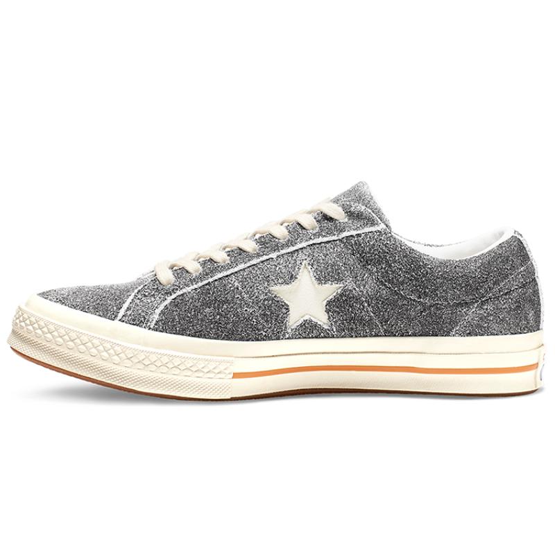 

Converse One Star Cali Suede Low Top Comfortable Low-Top Espadrilles Unisex Black Grey 35