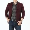 Men's New Men's Casual Suit Stretch Middle-Aged Dad Loose Suit Jacket
