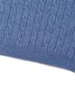 OTHERFITS Oversized Henley Neck Cable Knit (Blue)