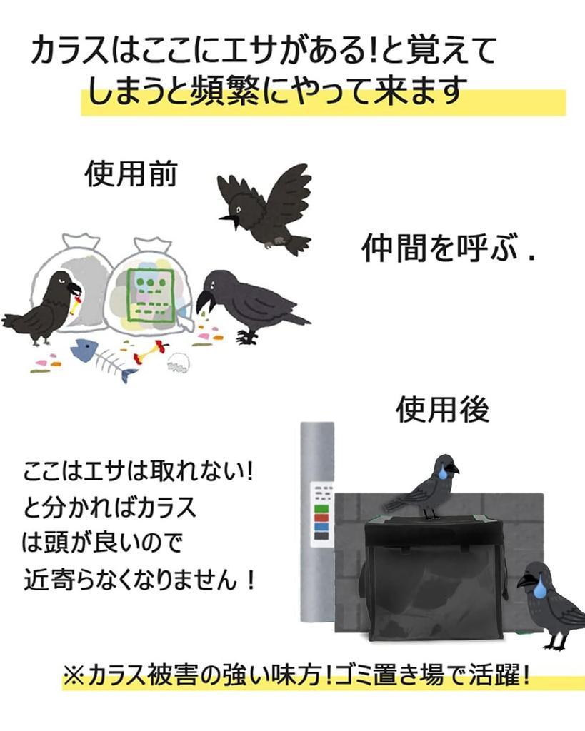 Beemyi Søppelbøtte med Søppel Stor Kapasitet Egnet for Utendørs Oppbevaring Kråke og Villkatt Japansk Bruksanvisning Inkludert av Kråkesikkert Nett,