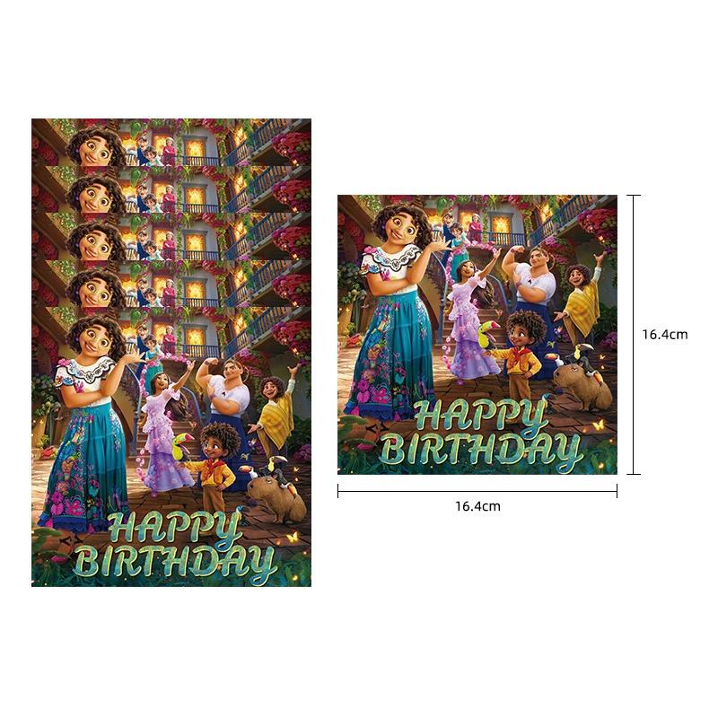 Mirabel Birthday Encanto Party Supplies Set Cake Top Banner Cups Plates Balloons
