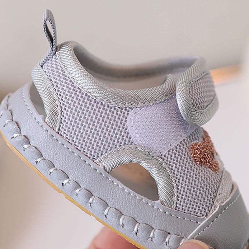 Baby Sandals Summer New Front Shoes Soft Sole Toddler Shoes 0-1 and A Half Years Old Male and Female Baby Cartoon
