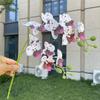 Phalaenopsis Artificial Flowers Fake Lifelike Mini Orchid Flower Stems for Wedding Event Home Decor