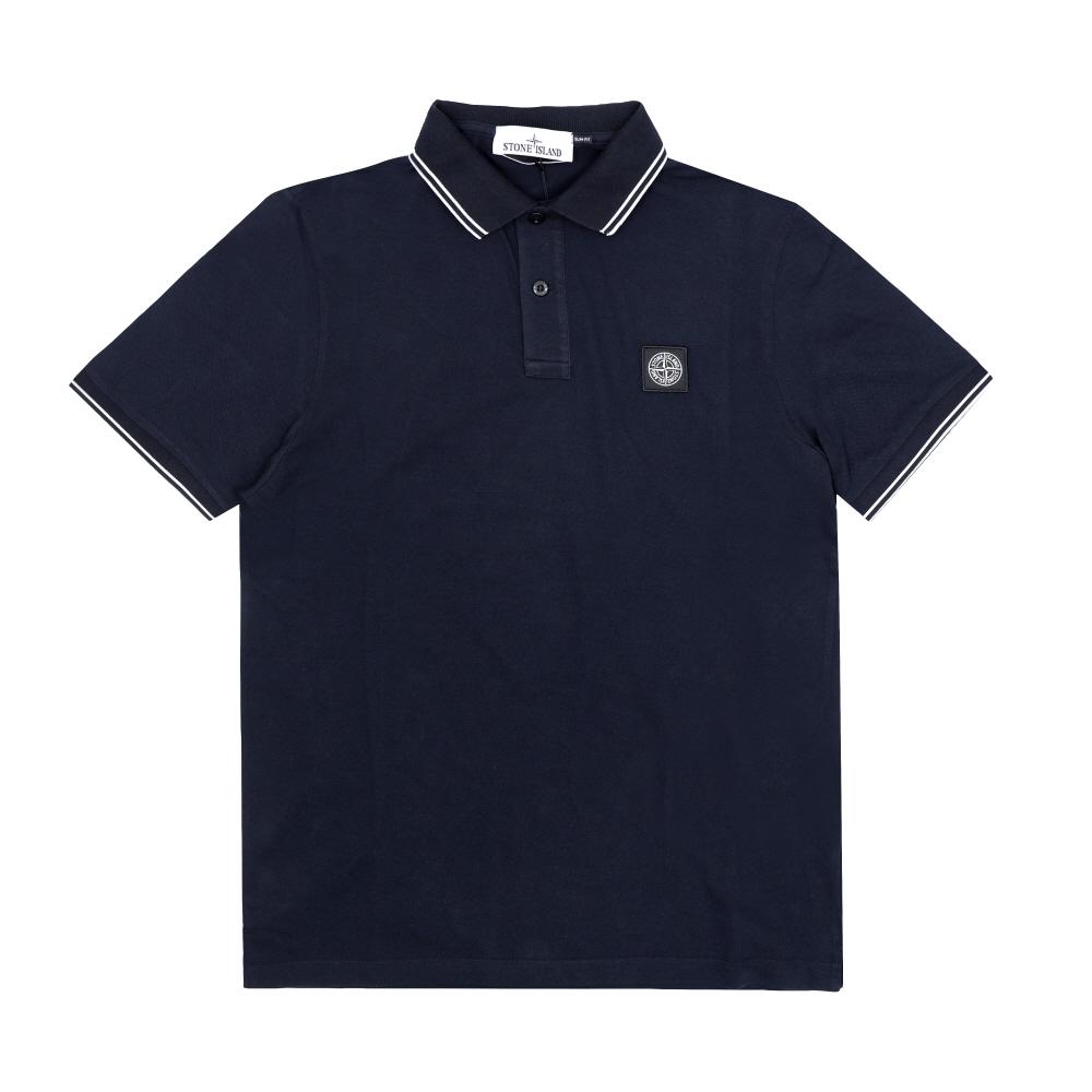 TrendMecca Watches STone ISland Mini Wapen Logo Patch Polo Heren S Korte Mouw T-shirt l1S152200010 L1S152200010 S0018 V0020 (XXL)