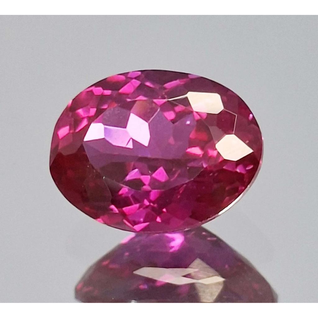12-14 Ct Natural Pink Rhodolite Garnet Oval Cut Fabulous Certified Gemstone