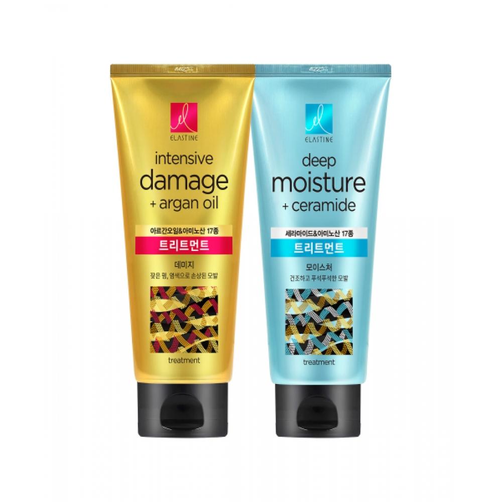 Elastine Moisture  Argan Treatment 200ml X 3 [choose 1 Of 2 Types] Argan Oil Treatment 200ml x 3