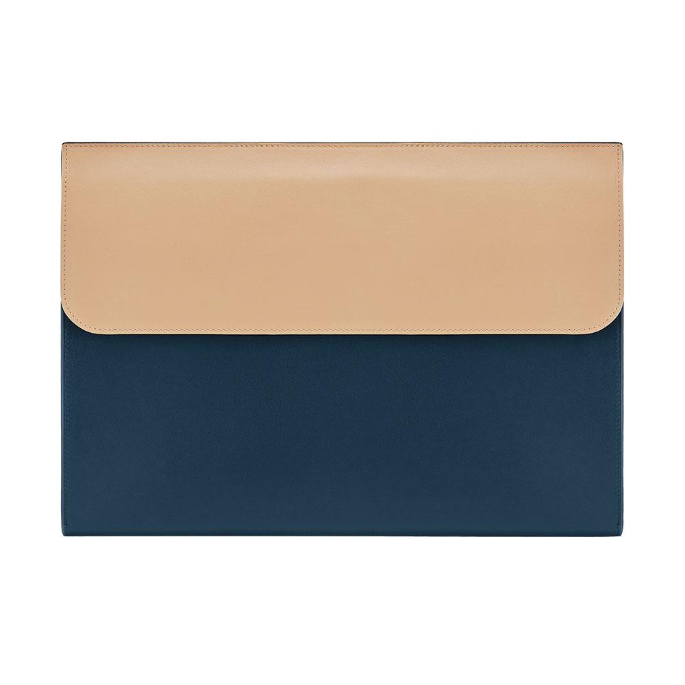 Orom Laptop Pouch Flap (13 Inch) Navy Peony