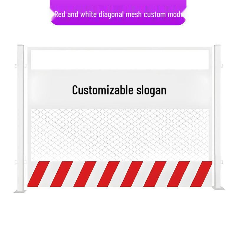 Portable Construction Site Pit Protection and Warning Fence