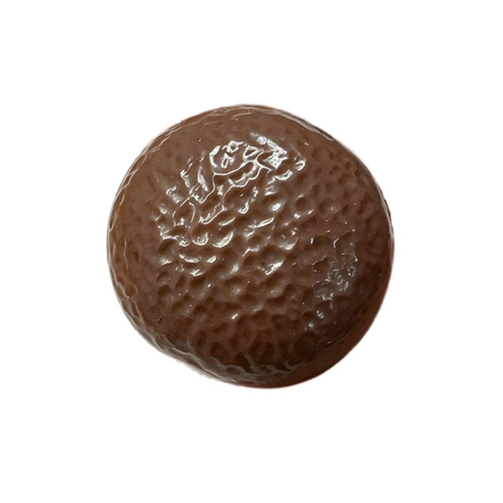 Finger Relax Crunchy Squeeze Toy Shapeable Sensory Fidget Ball Chocolate Pie Squishy Student