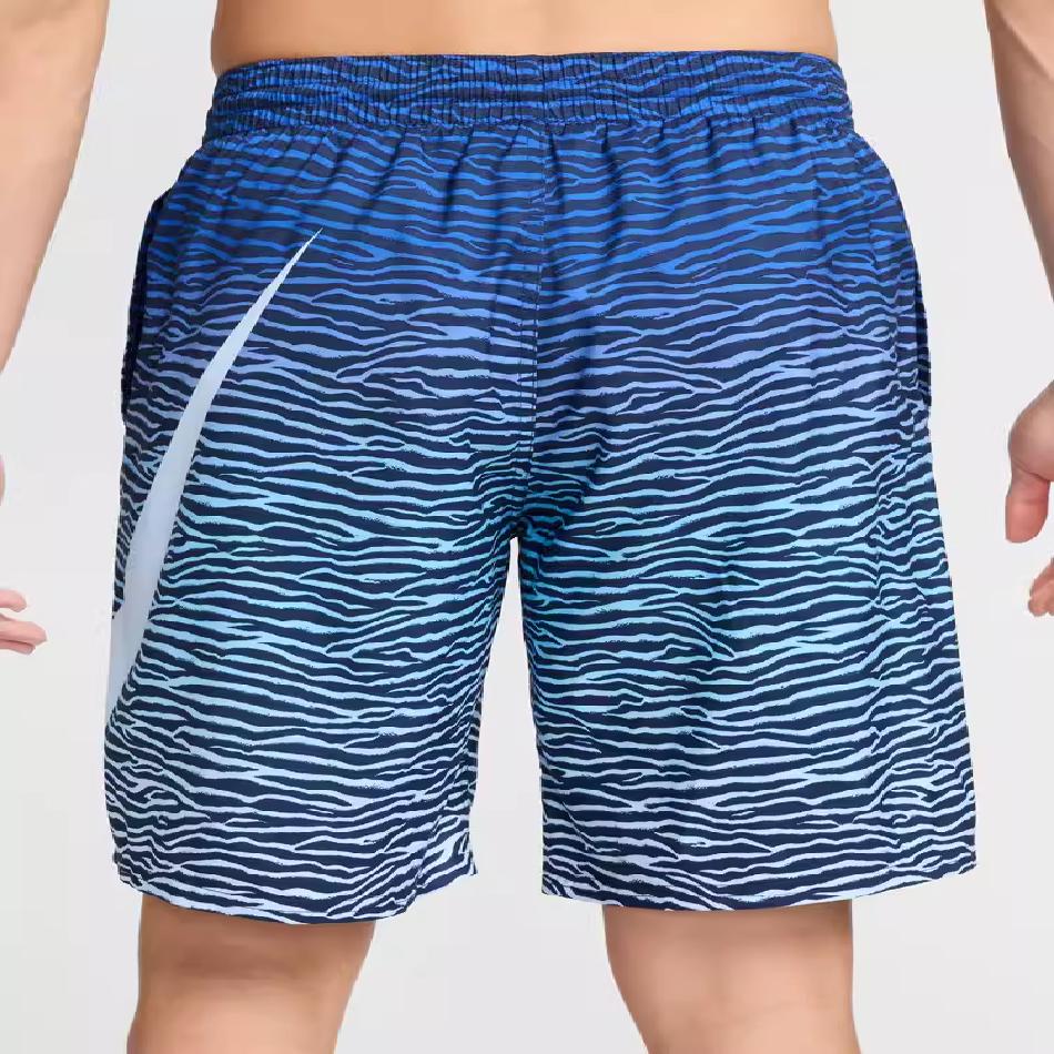 New Nike SWIM Beach Shorts Men's Dark Navy Blue FZ6461-410