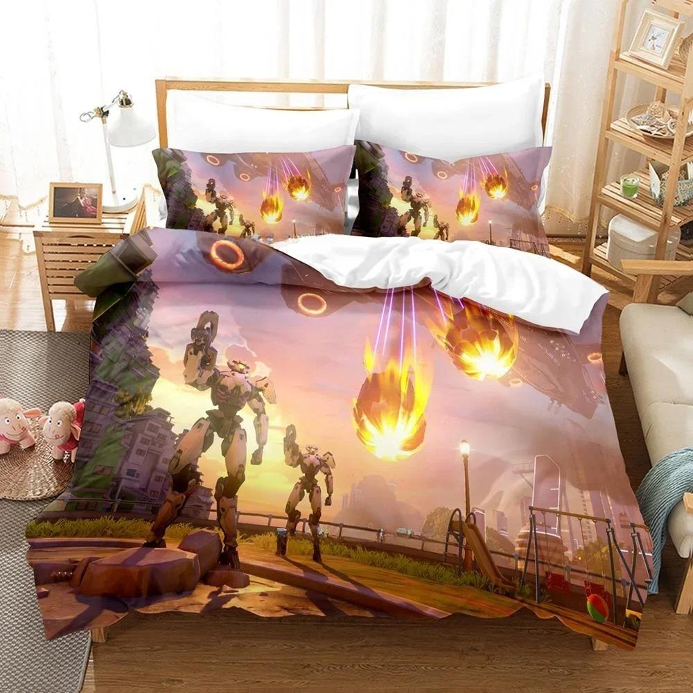3D Printing Game Overwatch 2 Invasion Bedding Set Single Twin Full Queen King Size Bed Set Adult Kid Bedroom Duvet Cover Sets