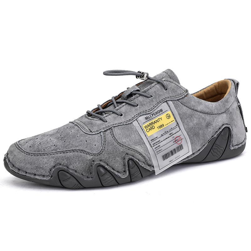 

Весна 2024 года, новые мужские туфли Doudou, модный тренд, очень большой размер, мужская обувь Octopus, кроссовки, обувь для вождения 38 серый