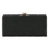 Long Wallet Clasp Genuine Leather Serpent 316110 Cowhide Leather Snake Black [ANNA SUI] Women's [10]