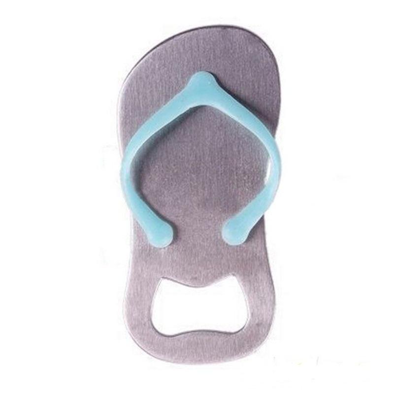 Metal Stainless Steel Flip-flop Shoe Corkscrew Bottle Beer Openers For Wedding Party Birthday
