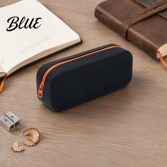 Minimalist Pencil Case Silicone Case Soft Pen Bag