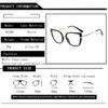 Retro Square Oversized Frame Myopia Glasses Anti Blue Light Computer Women Near Sight Eyewear Prescription Nearsight