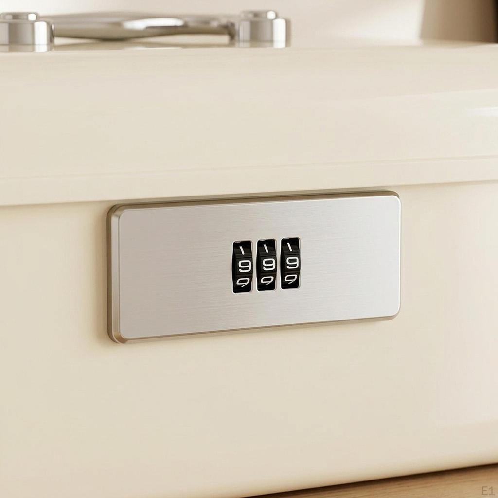 Lockable Storage Box Container Bin Multipurpose with Lock for Home Bedroom Office