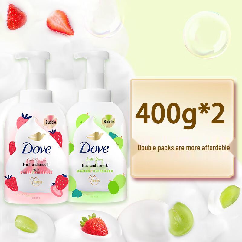 Набор пенящихся гелей для ванны Dove Фруктовое Молоко Увлажняющий