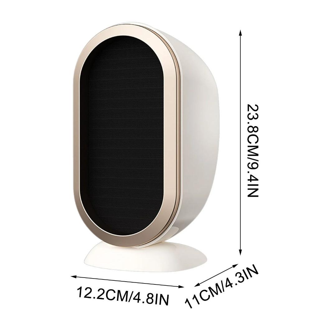1200W High Power Electric Heater Mini Portable Household Two-speed Adjustment Heating Fan Office winter Desktop Heater