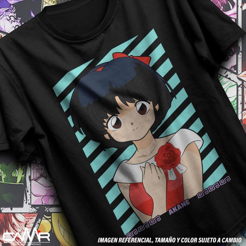 

Kobayashi Ranma 12 Girl Kimiura Rina Funny Animation Pattern Printed Cotton TShirt Cute MaleFemale Casual Short Sleeve Shirt S