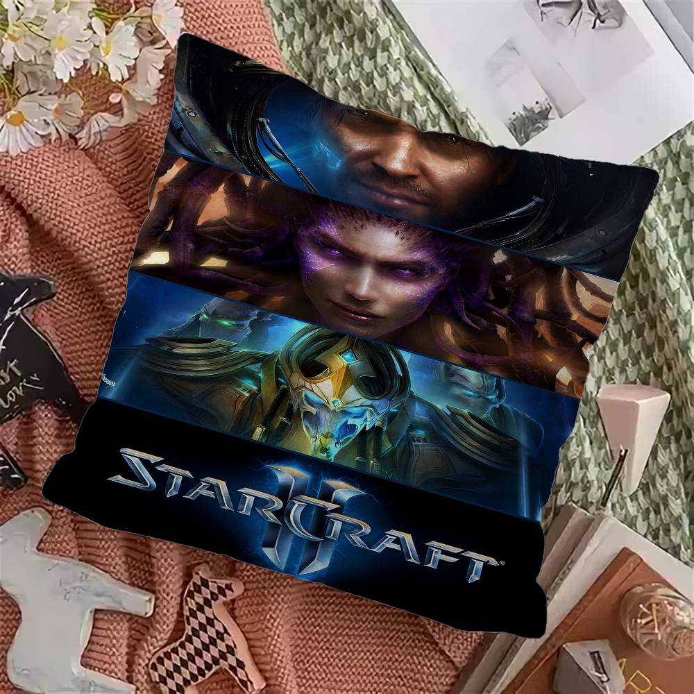 Game S-Starcraft 2 Personalized Picture Text Home Decorative Pillows Household Gifts 45X45Cm