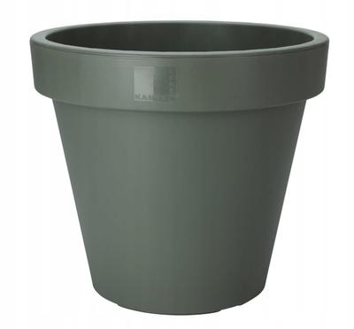 Dark Green Decorative Garden Pot 25 X 22 Cm Round