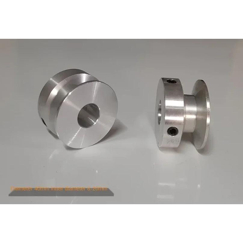 Motor Belt Drive Wheel 40mm 60mm 80mm 100mm V-belt Pulley, Single Groove, A- Type V-belt Pulley