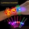 Creative Watch Glitter Small Toys Cute Children Gifts Party Party Supplies Glow-in-the-dark Props 2025 Luminous Bracelet Cartoon