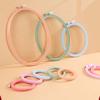 5Pcs Adjustable Embroidery Hoop with Spring Clip Oval Shape Stitching Frame for Embroidery Needlecraft Stitching Project
