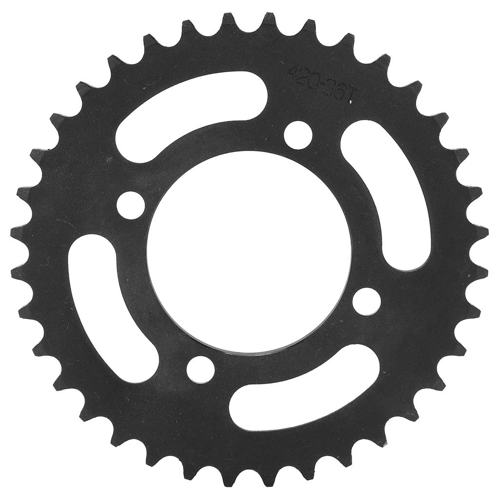 36T Tooth 420 Chain Size 65mm Steel Rear Chain Sprocket for ElectroTricycle ATV Dirt Bike