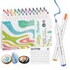 Cross-Border Large Capacity Glitter Marker Pen - High Visibility, Perfect for Dropshipping