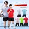 New Quick-Dry Short Sleeve Football Kit for Adults & Students - Team Sports Competition Uniforms for Children.