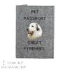 Pyrenean Mountain Dog, Great Pyrenees, Pyrenean Shepherd - Dog Passport Case, Document Case, Gift for the Traveller from the Art-Dog Brand