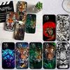 CJ7 Animal Tiger Soft Shell Phone Case for Redmi Note 8 9 Pro Max 9S 9T 9C NFC 8T 8A 10A A4