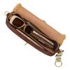 Coach Hadley 24 Removable Handle Suede And Shearling Leather Shoulder Bag Women Shoulder Bag Vintage-Brown CDL68-IMYMY