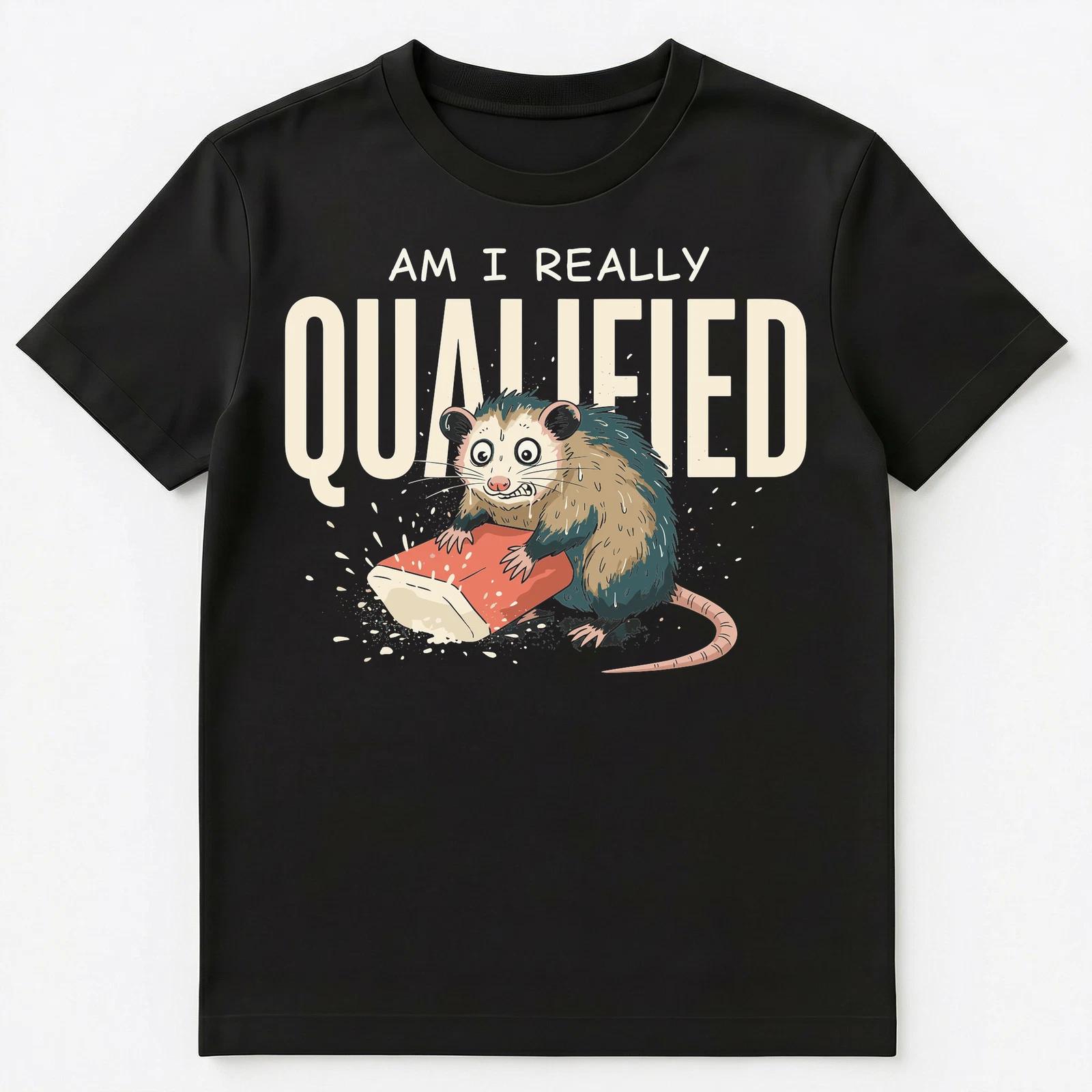 Possum Career Imposter Syndrome Anxiety Unisex T-Shirt S