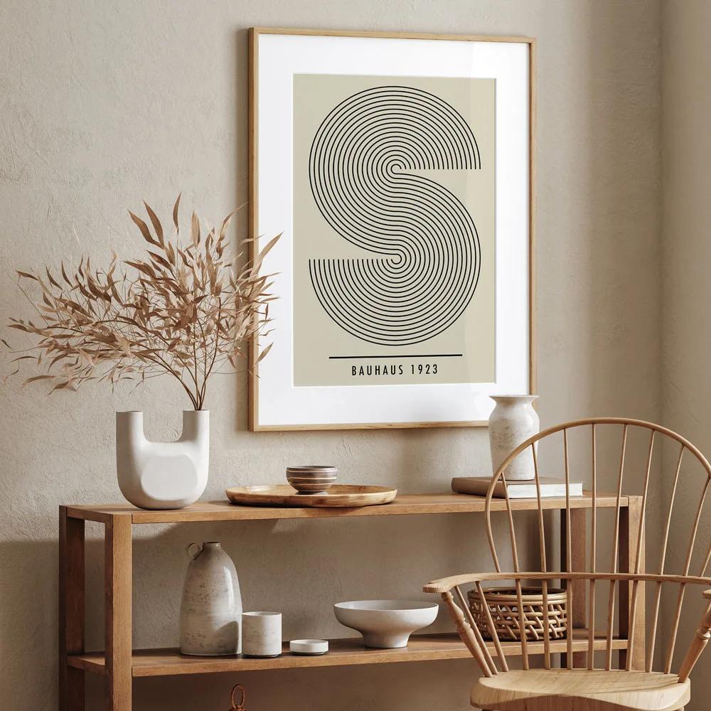 Modernist Bauhaus Geometric Canvas Poster Living Room Wall Art Retro Prints Mid Century Home Decorative Wall Art Painting