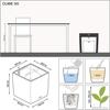 Lechuza jardinière cube cottage 50 all-in-one moka 442088