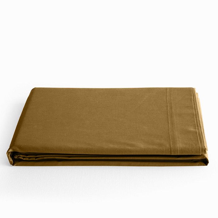 “Premium” Flat Sheet for Single Bed &; 2 Places - Premium Caramel - 180 X 290 Cm for 1 Place Bed